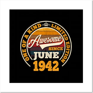Awesome Since June 1942 80Th 80 Posters and Art